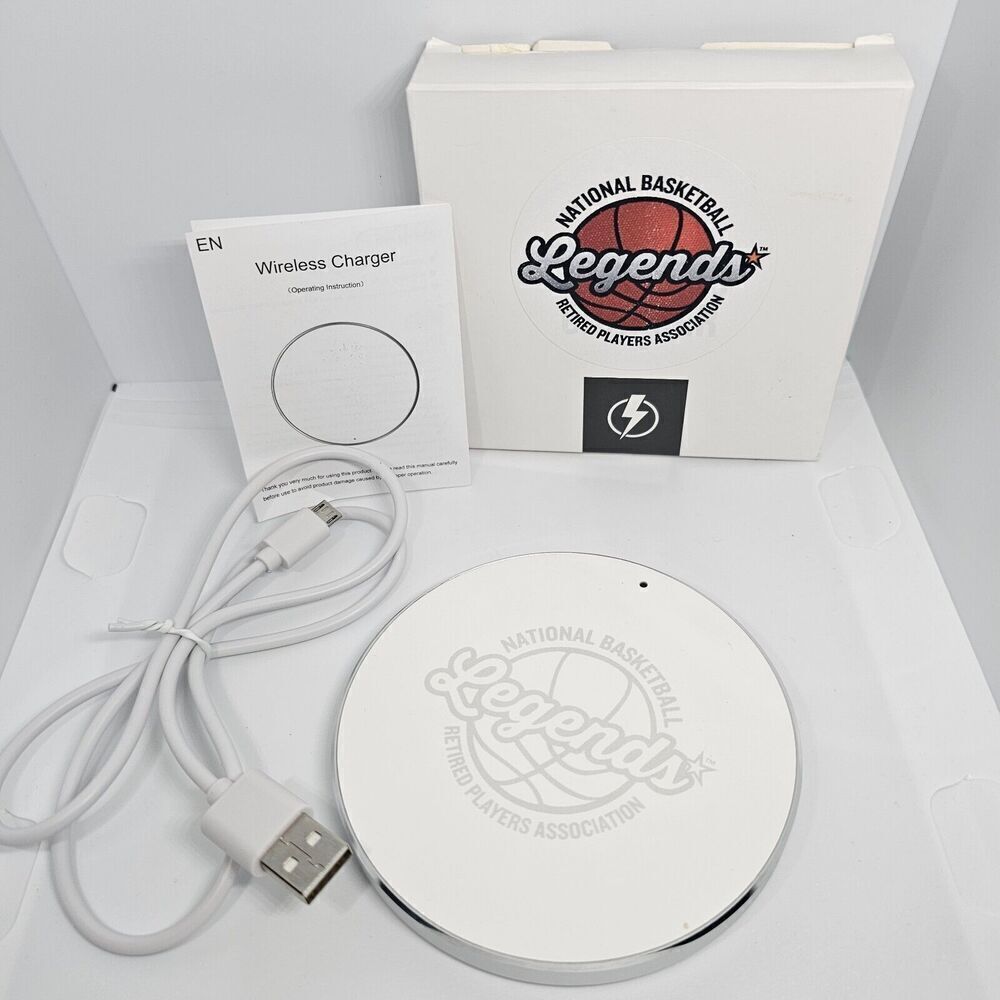 LEGENDS National Basketball Retired Players Organization Fast Wireless Charger